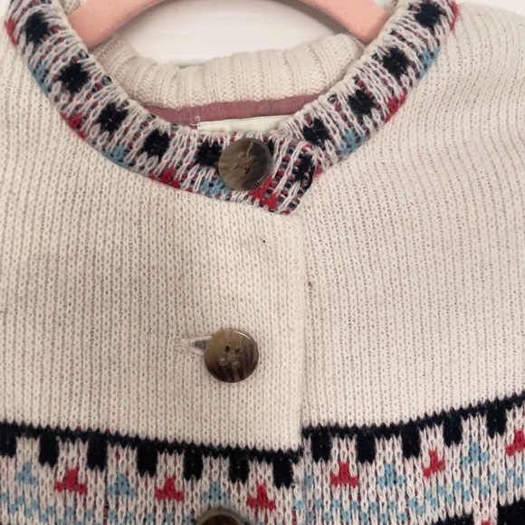 Anthro | Elevenses Buckhaven Sweater Jacket sz 6 VGUC - Picture 4 of 6